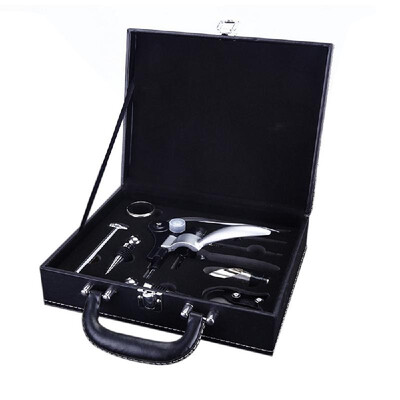 

Wine Opener Corkscrew Set 10Pcs Wine Bottle Screwpull Accessories