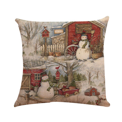 

〖Follure〗Christmas Pillow Covers Embroidery Throw Pillow Cases for Home Car Decorative