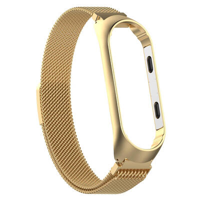 

Milanese Stainless Steel Watch Band Strap wFrame for Xiaomi MI Band 3