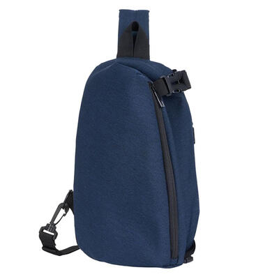 

Men Zipper Chest Fanny Packs Teen Crossbody Canvas Casual Shoulder Handbags