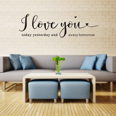 

〖Follure〗ALL YOU NEED IS LOVE Removable Art Vinyl Mural Home Room Decor Wall Stickers