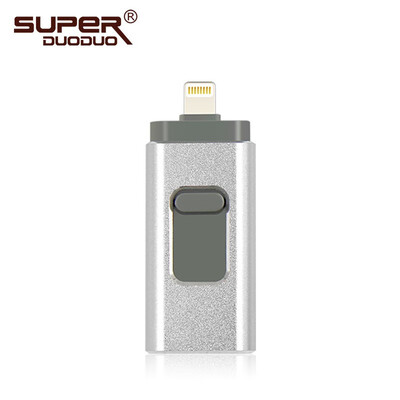 

new iphone usb flash drive 128GB 64GB 32GB 16GB 8GB pen drive pendrivel silver u disk memory usb stick best gift