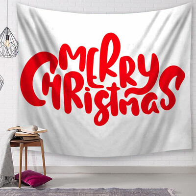 

Siaonvr Christmas Tapestry Santa Print Wall Hanging Tapestry Art Home Decor
