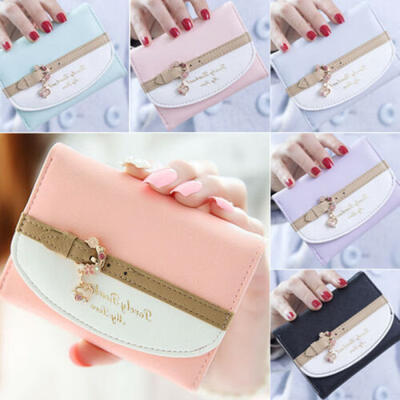 

Women Mini Wallet Coin Card Holder Coin Purse Small Leather Clutch Bag Handbag
