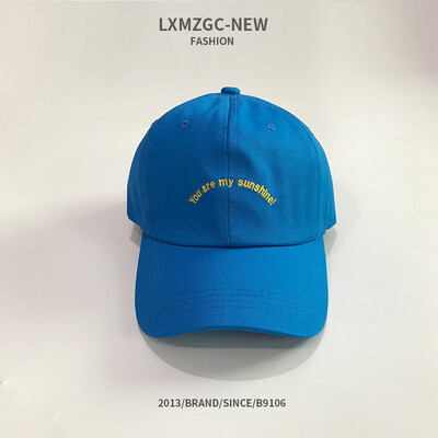 

2019 new hat spring summer letter baseball cap sunshine embroidery cap couple sun hat