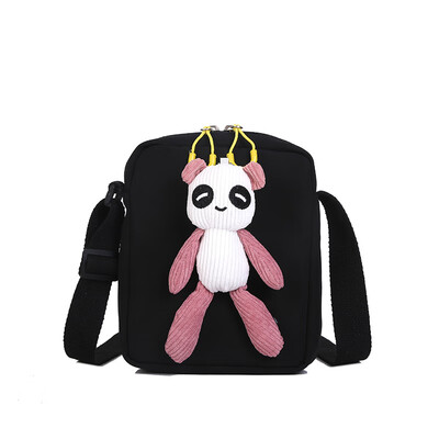 

Cute Baggage Girl Baggage Cartoon Panda One Shoulder Baggage Girl Baggage