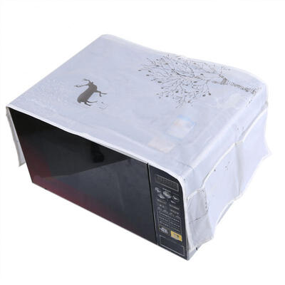 

Greensen Waterproof Dust-Proof PEVA Microwave Oven Cover Protector with Dual Pockets