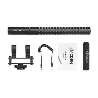 

AZDEN SGM-DSLR Super Cardioid Directional Microphone Mic with Windscreen Shockproof for Canon Nikon Sony DSLR Camera Audio Video I