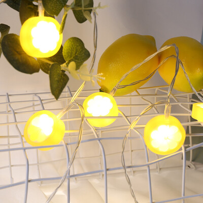 

Toponeto Christmas Lemon Lights Party Home Decor Outdoor Indoor Xmas Lamp 30m 20LED
