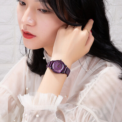 

Magnet watch ladies trend waterproof Korean female students