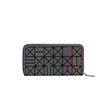 

LOVEVOOK women wallets purses for ladies longshort card horder female clutch Money Clip Zipper geometric bag Luminous color