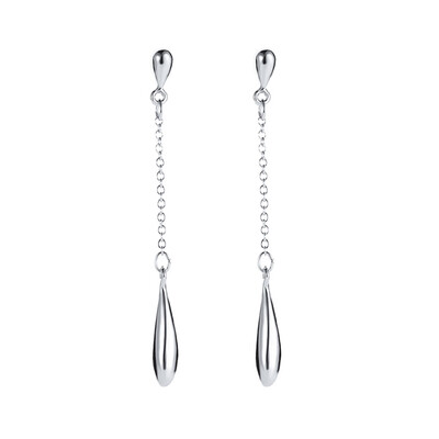 

Simple Long Water Drop Linear Dangle Earrings Women Party Jewelry Accessory Gift
