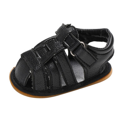 

Summer Baby Boys Breathable Anti-Slip PU Shoes Sandals Toddler Soft Soled First Walkers Baby Shoes