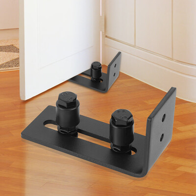 

Door Roller GuideCarbon Steel Adjustable Wall Mount Sliding Barn Door Bottom Floor Guide Hardware Door Guide