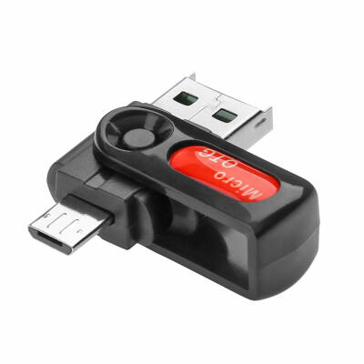 

2 in 1 USB OTG Card Reader Micro USB OTG TF SD Memory Card Reader Adapter