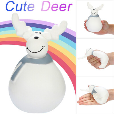 

Gotoamei Squishies Christmas Deer Elk Toy Slow Rising Fruits Scented Stress Relief Toy