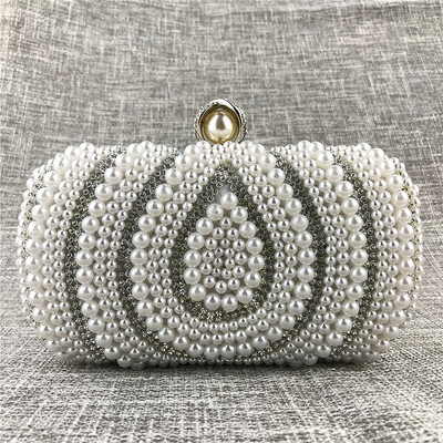 

Tailored Women Crystal Beaded Clutch Evening Chain Crossbody Bags Party HandBag