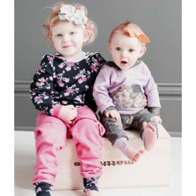 

Newborn Baby Girls Autumn Hooded Sweat ShirtPants Trouser Outfits Set Tracksuit
