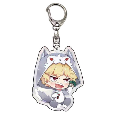 

Fat Bear Anime My Hero Academia Acrylic Pendant Keychain Keyring Charm