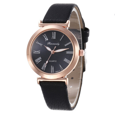 

Roman digital student wild fashion leather watch ladies literary simple watch