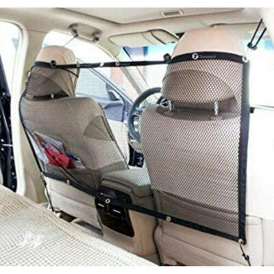 

Car Pet Barrier Mesh Dog Car Safety Travel Isolation Net Vehicle Van Back Seat