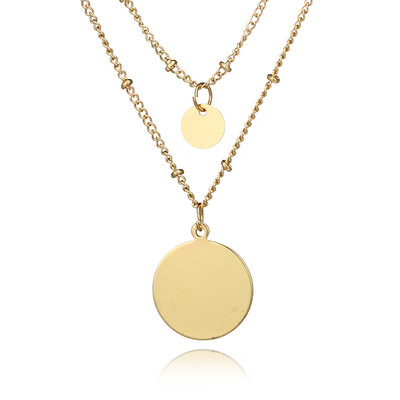 

Tocona Bohemian Geometric Sequins Long Gold Chain Necklace Pendant Necklaces Multi Layered Necklace Jewelry Accessories 6567