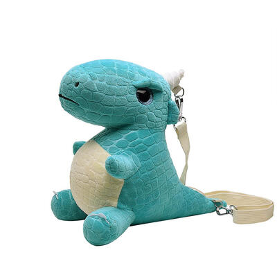 

Fashion Dinosaur Shaped Shoulder Messenger Packs Plush Women Crossbody Bags