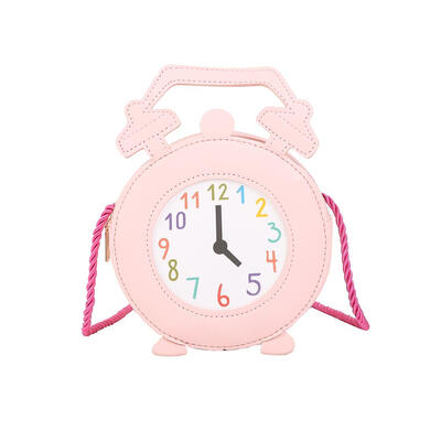 

Cute Clock Pattern Shoulder Handbags Women PU Leather Small Crossbody Bags