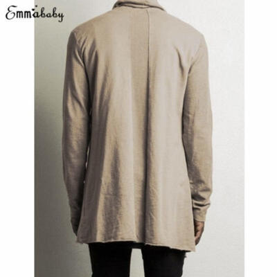 

New Fashion Men´s Wool Coat Winter Trench Coat Outwear Overcoat Long Jacket