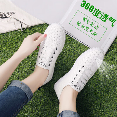 

Small white shoes female 2019 summer summer new breathable wild tide shoes flat white shoes net red student shoes autumn