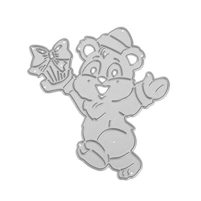 

Bear DIY Metal Embroidery Stencil Scrapbook Craft Cutting Die Handwork