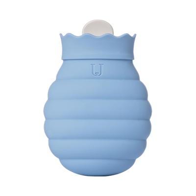 

ordan&Judy 313ml hot water bag leakproof Winter Silicone Hand warmer Smart home knit cover warm bag from millet youpin