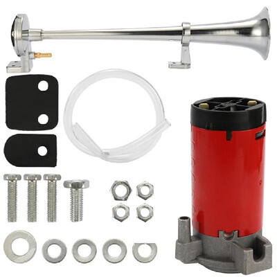 

Universal Car Air Compressor Super Loud Single Trumpet Set For Trucks Automobile Horn