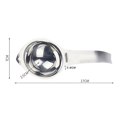 

New Hot Egg Dividers Kitchen Baking Supplies Stainless Steel Egg white Yolk Filter Separator Good Helper Tool to Make Mask