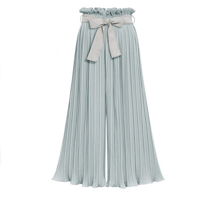 

Tailored Ladies Fashion Summer Casual Loose Elasitc Waist Wide Leg Plus Size Pants