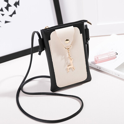 

Tailored Women Fashion Patchwork Deer Cover Crossbody Bag Shoulder Bag Phone Coin Bag BG