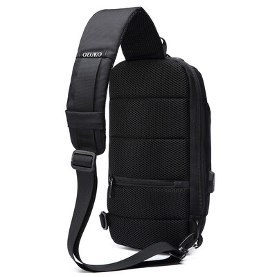 

Tailored OZUKO Mens Multi-function Messenger Bag Anti-theft Waterproof Travel Chest Bag