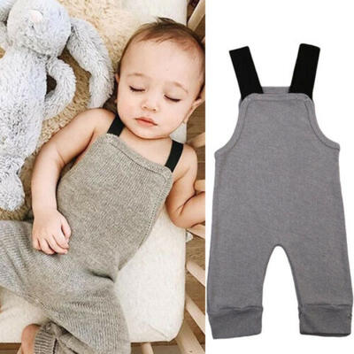 

Newborn Baby Boy Girl Dungarees Romper Jumpsuit Playsuit Clothes Outfits 0-24M
