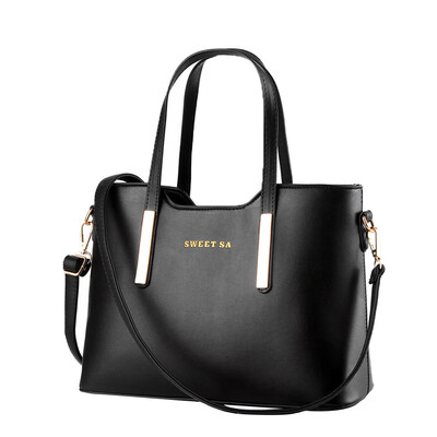 

Tailored Europe&the United States large capacity ladies handbag retro Messenger bagBK
