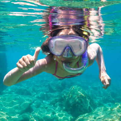 

Greensen Professional Men&Women Snorkeling Goggles with Semi-Dry Breathing Tube Diving Equipment