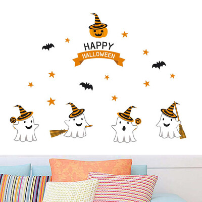 

〖Follure〗Cute little Ghost PVC Sticker Wall Sticker Wallpaper Living Room Decoration