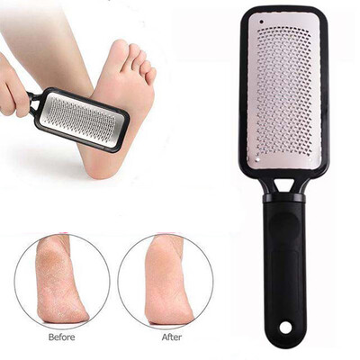 

Siaonvr Microplane Foot Rasp File Pedicure Callus Remover Hard Dead Skin Scrubber Black