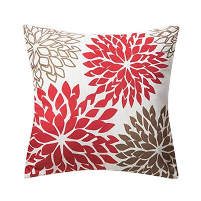 

Contrast Color Flower Throw Pillow Protector Case Cushion Cover Sofa Bed Decor