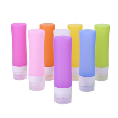 

Portable Empty Silicone Squeeze Bottle Lotion Bath Travel Packing Container