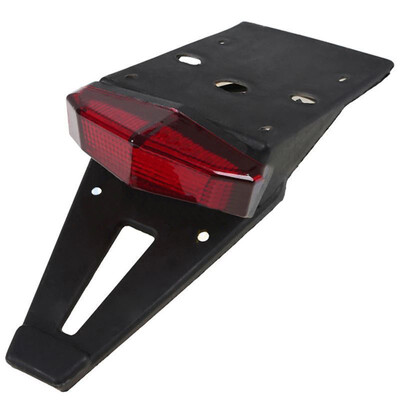 

1pc Universal Motorcycle Enduro Dirt Bike Fender Rear Tail Brake Light Red LED