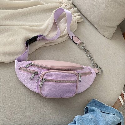 

Tailored Women Bag Summer New Fashion Pocket Shoulder Bag Chest Bag Messenger Waist Bag