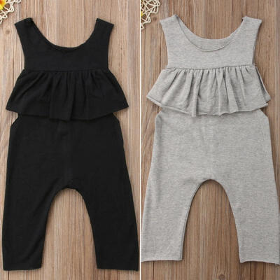 

Newborn Baby Girl Ruffle Romper Jumpsuit Sunsuit Outfits Clothes