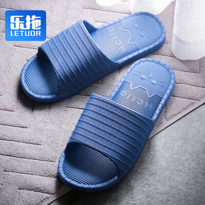 

Le drag slippers couple sandals men&women four seasons indoor home bathroom bath fashion casual swimming non-slip cool summer waterproof floor mute thick so