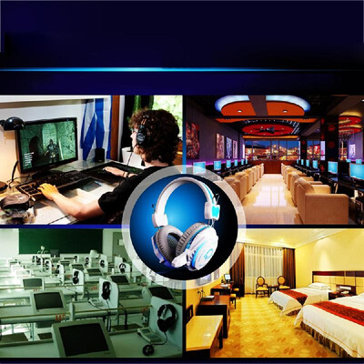 

Professional Gaming Game Hifi Stereo Headphone Headset Earphone with Mic 35mm Plug & USB LED Light for CS DOTA2 PC Computer Lapto