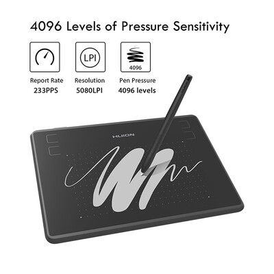 

Huion H430P Graphics Drawing Tablet 48"x3" Digital Pad with Pen
